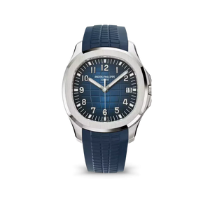 PP Aquanaut Blue Dial 18K White Gold Men’s Watch 5168G-001