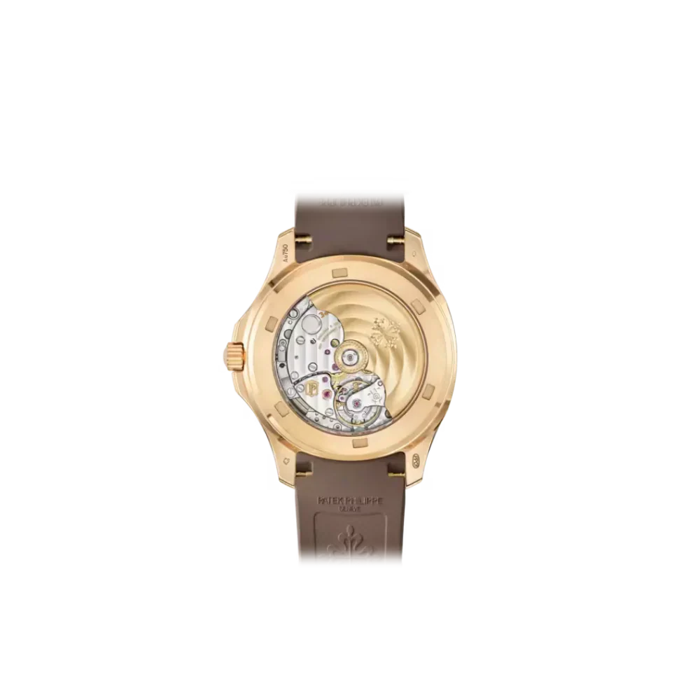 PP Aquanaut Luce Automatic Diamond Brown Dial Ladies Watch 5068R-001