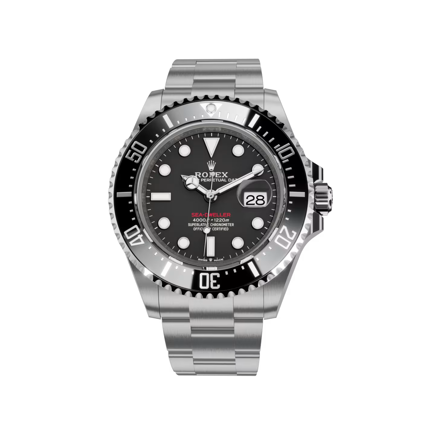 RL Sea-Dweller 43, Oystersteel, Red Letters, Ref# 126600-0002