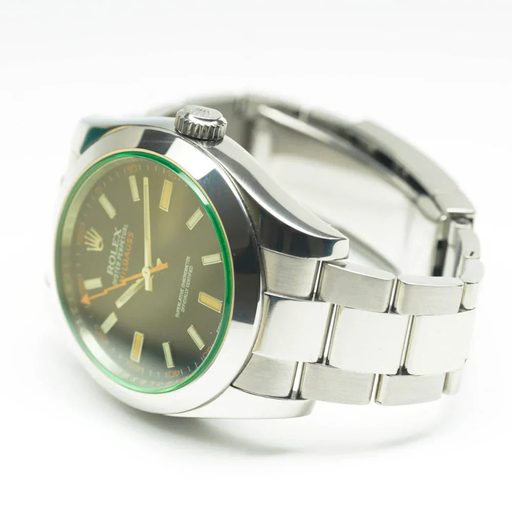RL MILGAUSS Oystersteel Ref #M116400GV-0001