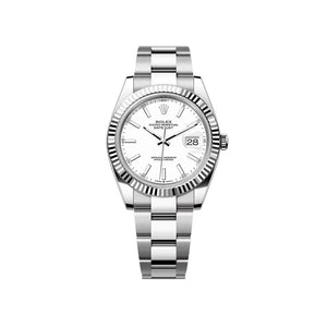 RL Datejust 41 White Dial Gold M126334-0009