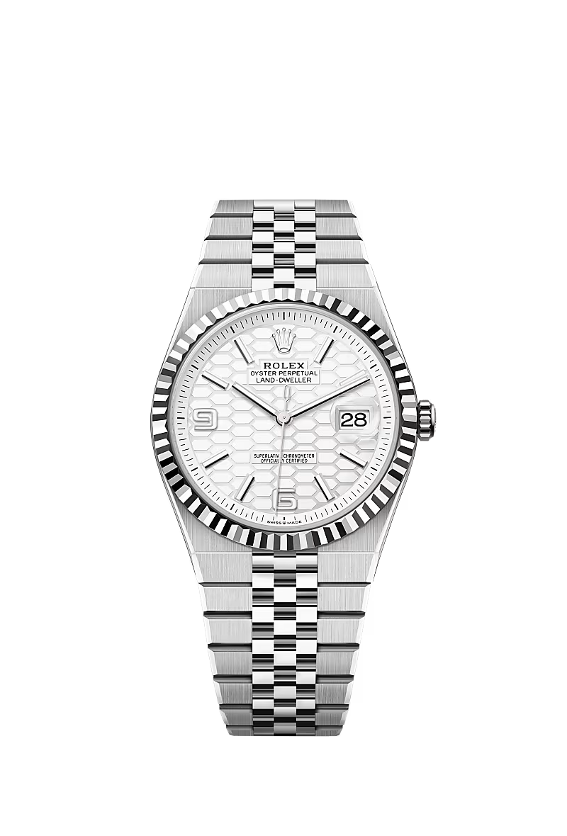 RL Land-Dweller 40  Oyster, 40 mm, Oystersteel and white gold  Reference 127334
